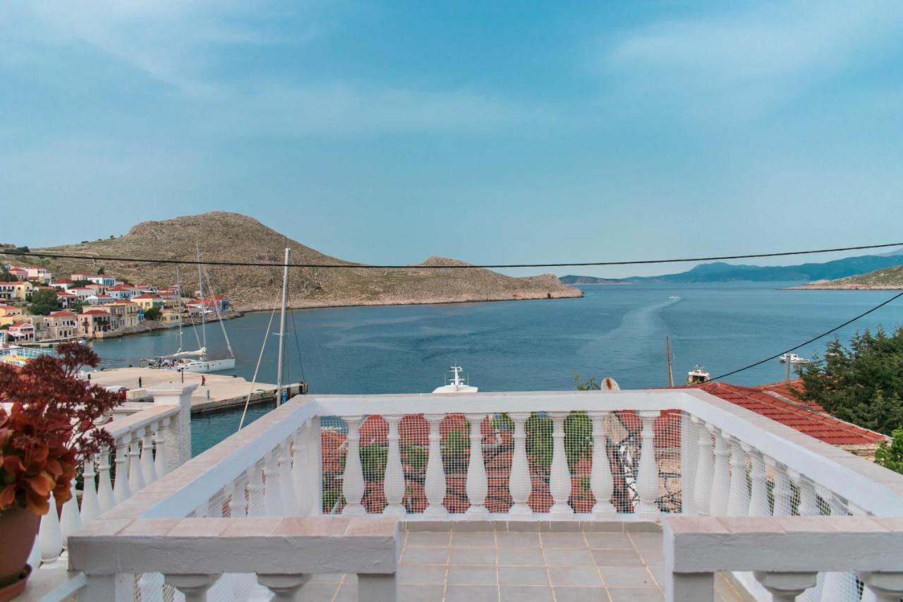 Villa Niovi Chalki Town Exterior foto